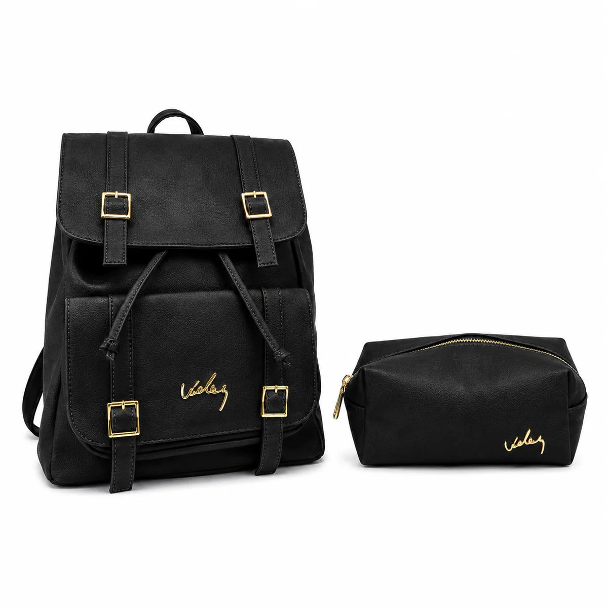 Morral Vélez de Cuero - Lote Exclusivo Con 80% OFF + Cosmetiquera de Regalo