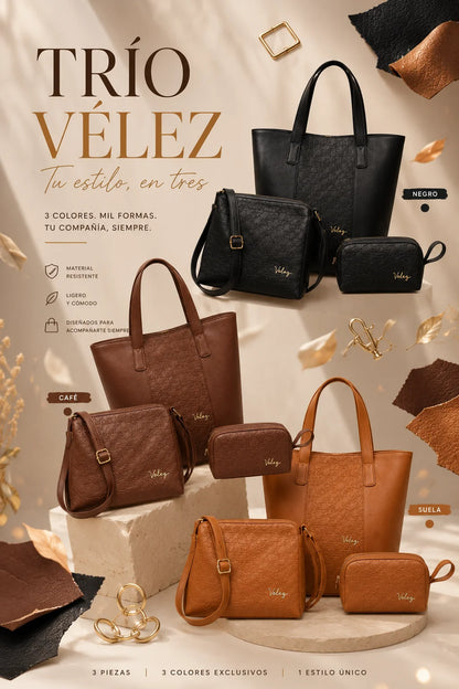 Combo Trio Velez - Tu estilo, en tres.